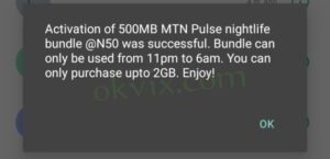 How to do MTN night plan code