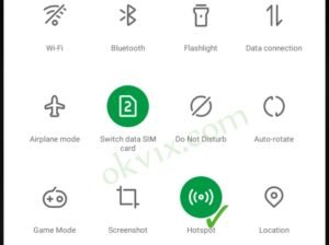 Turn on hotspot