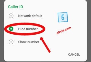 How to hide number on MTN