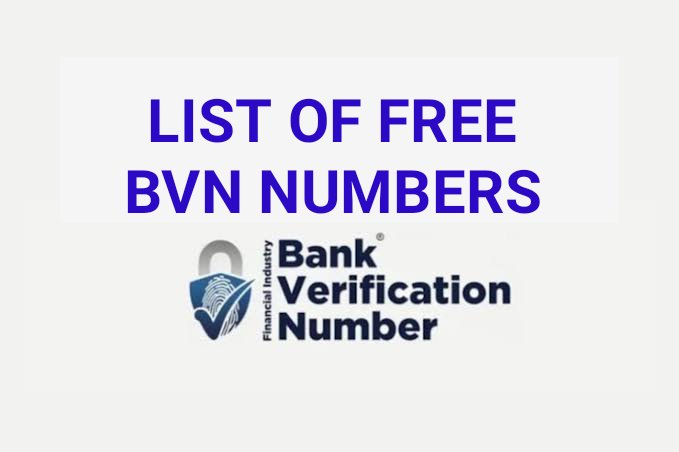 Free BVN Numbers